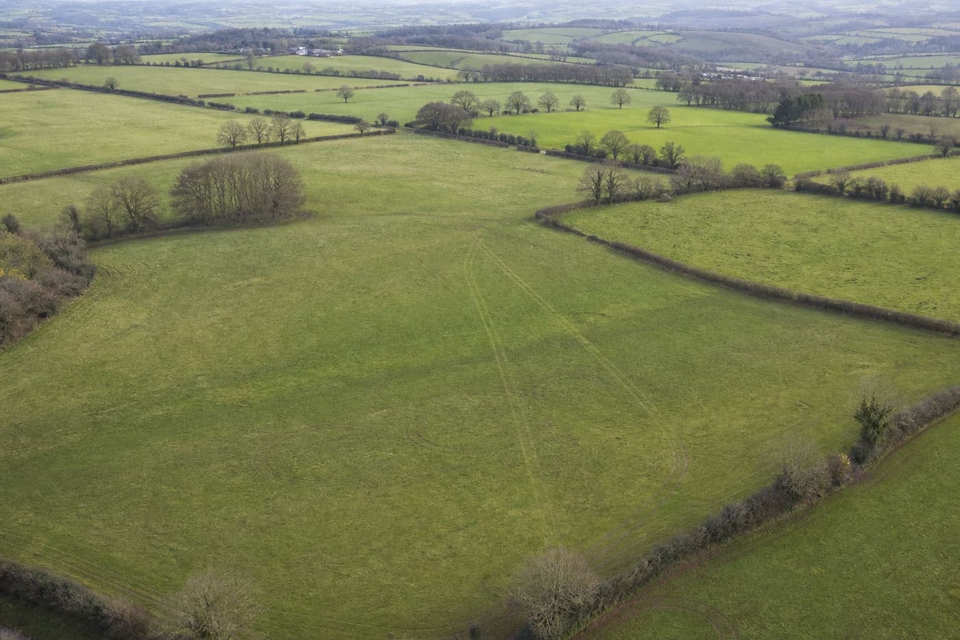 Agricultural land monitored over successive survey visits