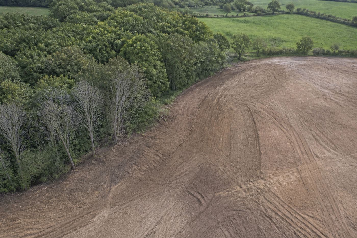 Construction works on land requiring pre and post evidence